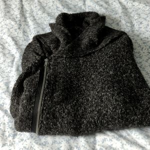 Divided by H&M asymmetrical zipper sweater men